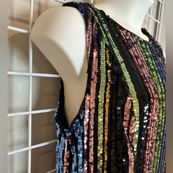 Torrid Mini Sequin Trapeze Dress - Size 00 (10/12) - Picture 5 of 11